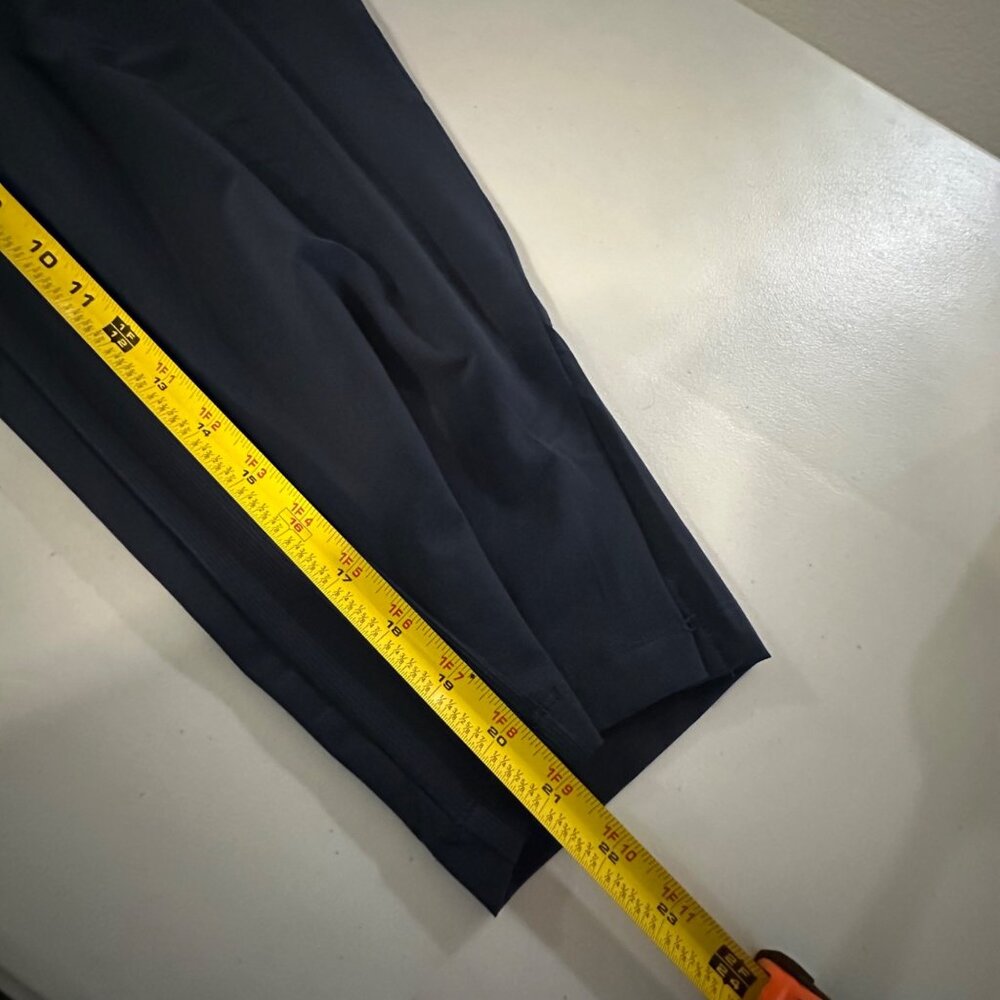 Talbots Navy Blue Crop Performance Quick Dry Pants Womens size Medium Petite NEW - Picture 10 of 11
